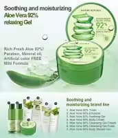 Nature Republic Aloe Vera 92% Soothing Gel 300ml – Hydrating & Moisturizing Gel