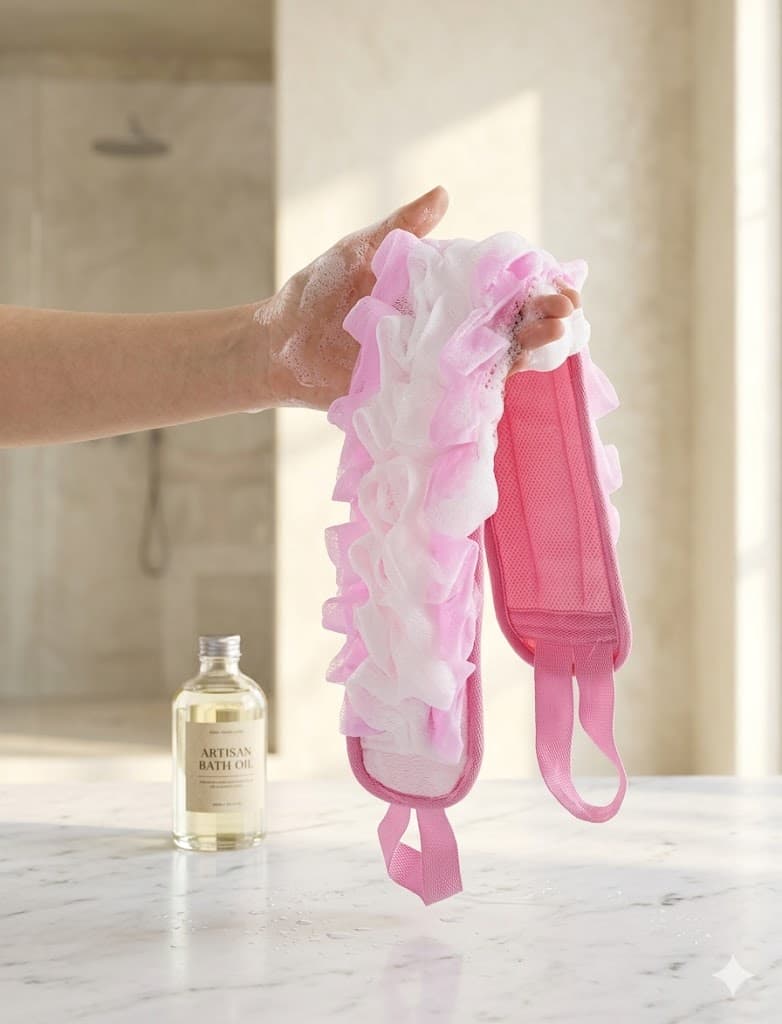 dual-sided long back scrubber 1