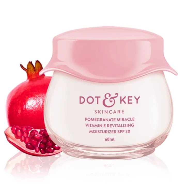 DOT & KEY Pomegranate Miracle Vitamin E Revitalizing With Multi Peptides and Ceramides Spf 30, 60ml 1