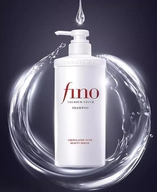 Fino Premium Touch Hair Moisturising Shampoo, 550ml, Royal Jelly EX and Lipidure EX Formula, Strengthening and Repairing Shampoo Made In Japan 1