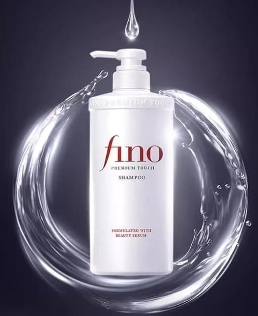 Fino Premium Touch Hair Moisturising Shampoo, 550ml, Royal Jelly EX and Lipidure EX Formula, Strengthening and Repairing Shampoo Made In Japan