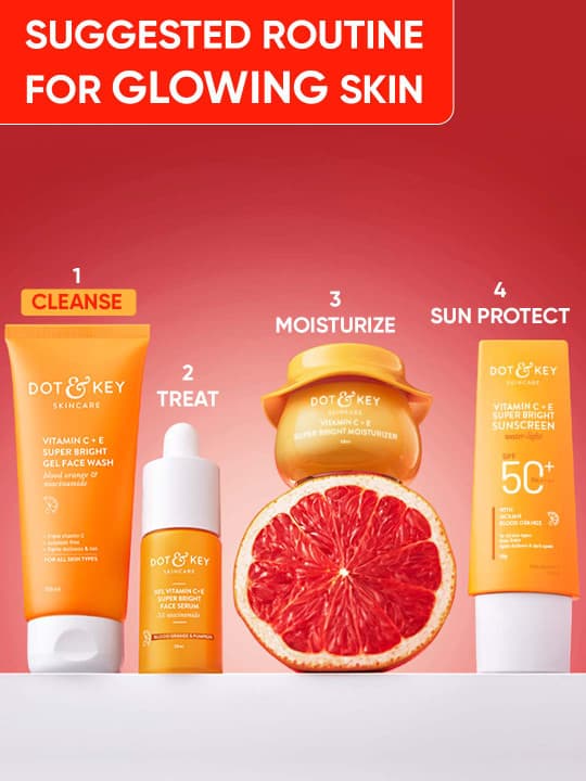 DOT & KEY Set Of 2 Vitamin C & E Super Bright Gel Facewash - 100ml Each 4
