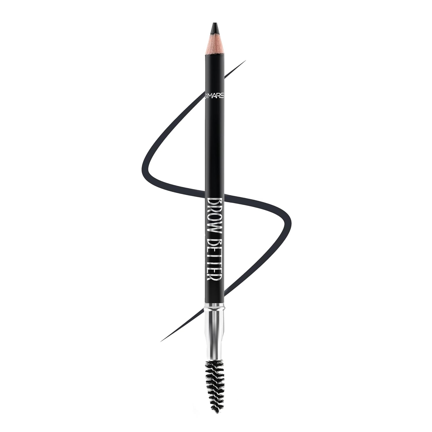 MARS Brow Better Eyebrow Pencil with Spoolie | Long-Lasting & Smudge Proof | Rich Pigmentation | Natural-Looking Results | Easy to Sharpen 1.4 gm 4