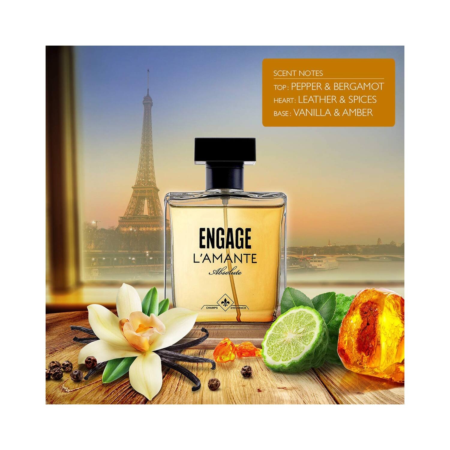 Enggage Lamante Absolute EDP Luxury Perfume for Men - 100ml 5