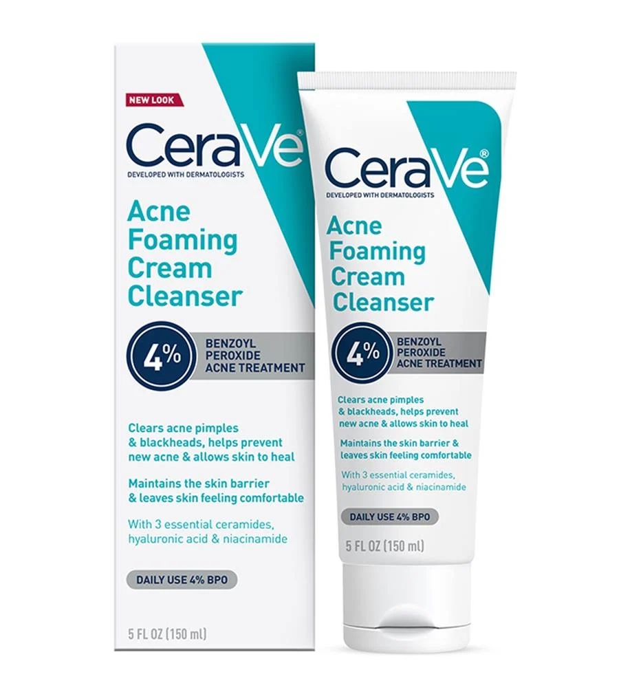 Cerave Acne Foaming Cream Cleanser (150ml) , Cerave Cleanser For Acne Problem , Cerave face wash Acne Facewash Acnes Facewash , Moisturizer Cream Oil Cleanser, Face Cleanser, Cera Ve Cleanser, Cera Ve Acne Cleanser 1