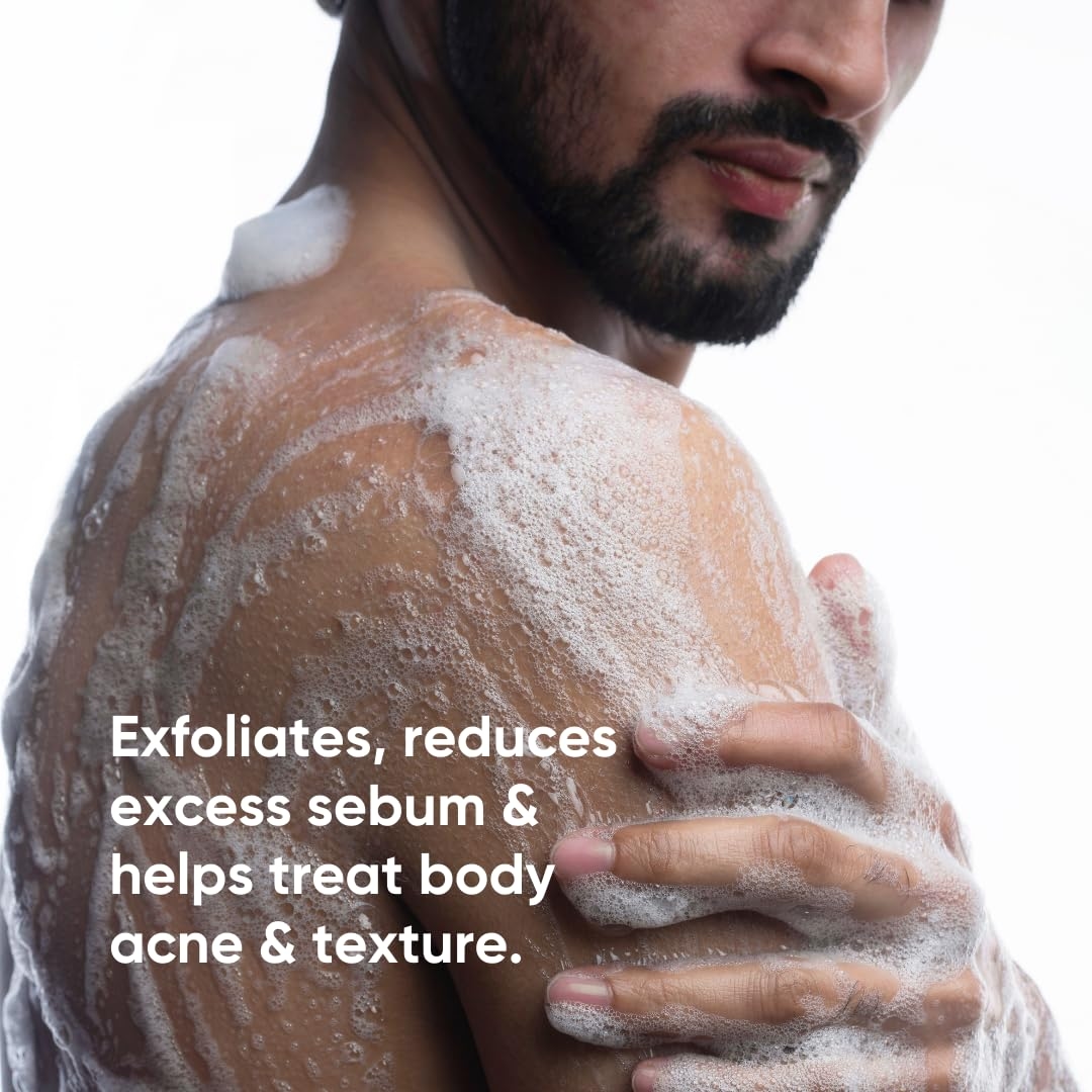 Minimalist 2% Salicylic Acid + LHA Body Wash | Gentle Exfoliating Bodywash for Body Acne, Un-even, Rough & Bumpy Skin | Sulphate (SLS), Dye, & Fragrance Free | Shower Gel for Women & Men | 200 ml 3