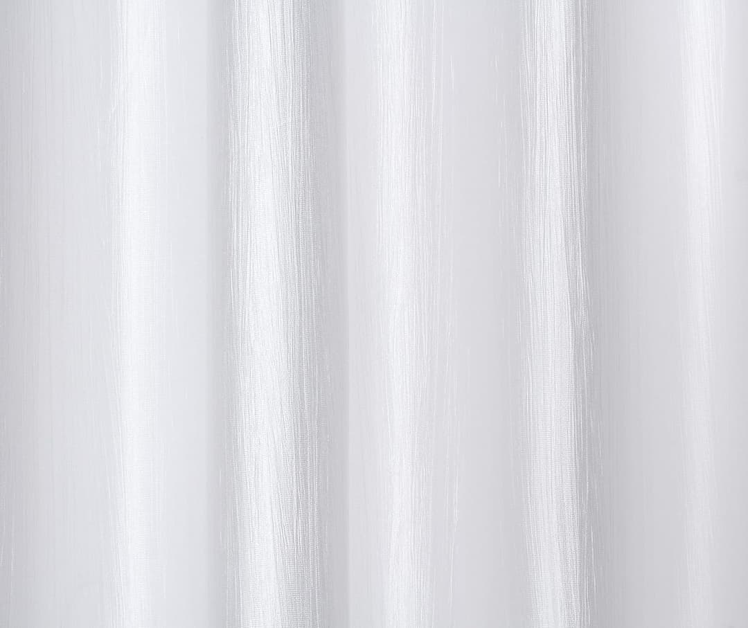 1 Piece White Silk Premium Curtain (4x6.5 foot) 2
