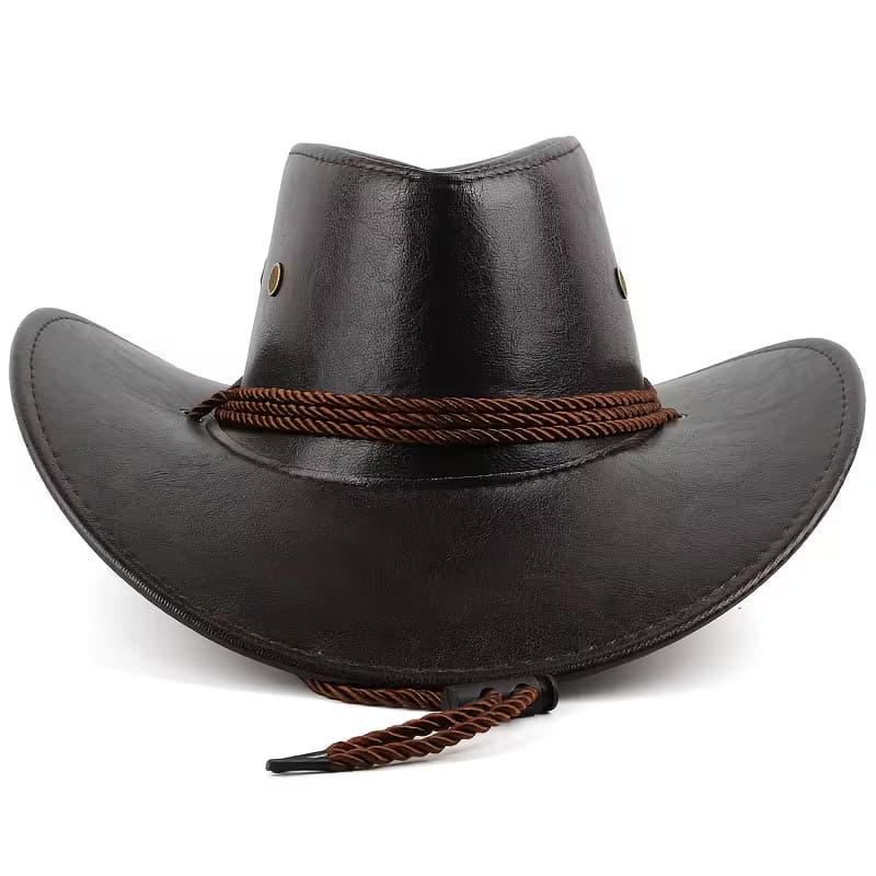 Leatherette Western Hat 4