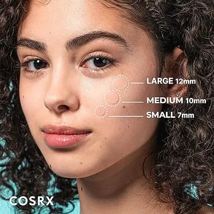 COSRX Acne Pimple Patch Absorbing Hydrocolloid Spot Treatment Fast Healing, Blemish Cover, Three Sizes 2
