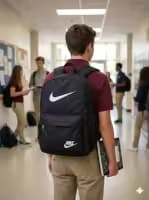 Nike Elemental Backpack with Large Logo - Durable Water-Resistant Sports Bag for Men & Women 1