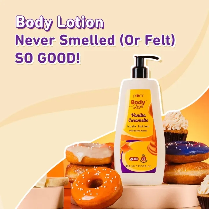 Plum BodyLovin' Vanilla Caramello Bestselling Body Lotion for Dry, Normal & All Skin type (400ml) 2
