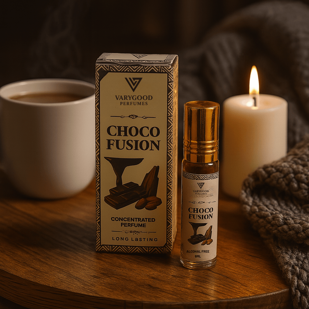 VaryGood Perfumes Choco Fusion Attar Roll On 8ml | Rich & Warm Long Lasting Concentrated Perfume for Men & Women 4