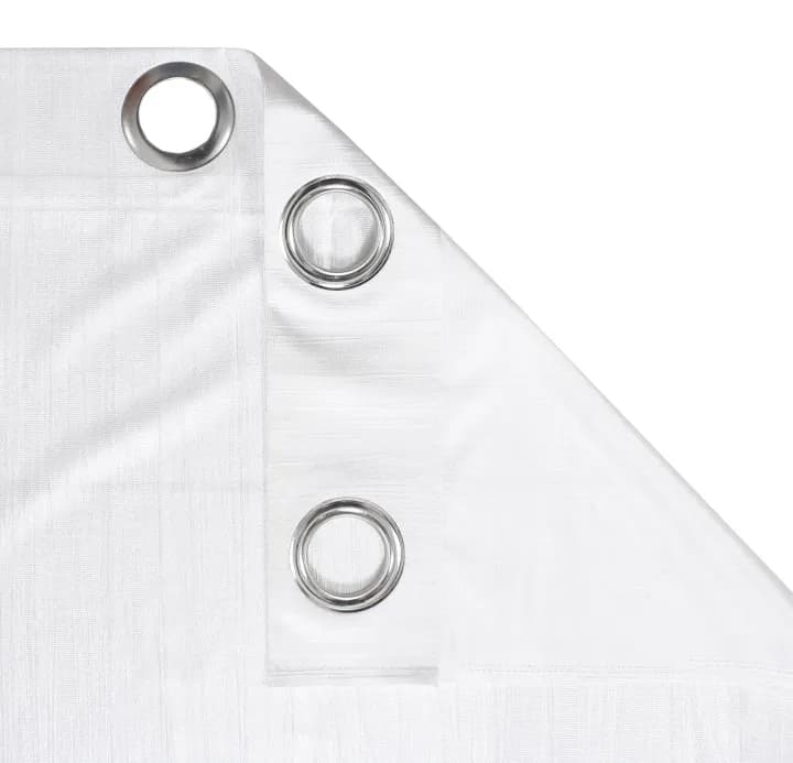 1 Piece White Silk Premium Curtain (4x6.5 foot) 3