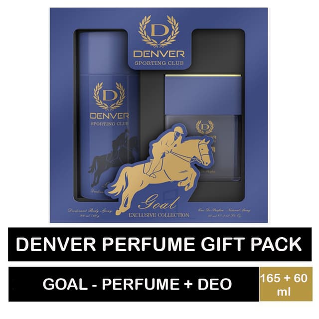 Denver Sporting Club Goal Perfume and Deo Combo Set - 60ml & 165 ml