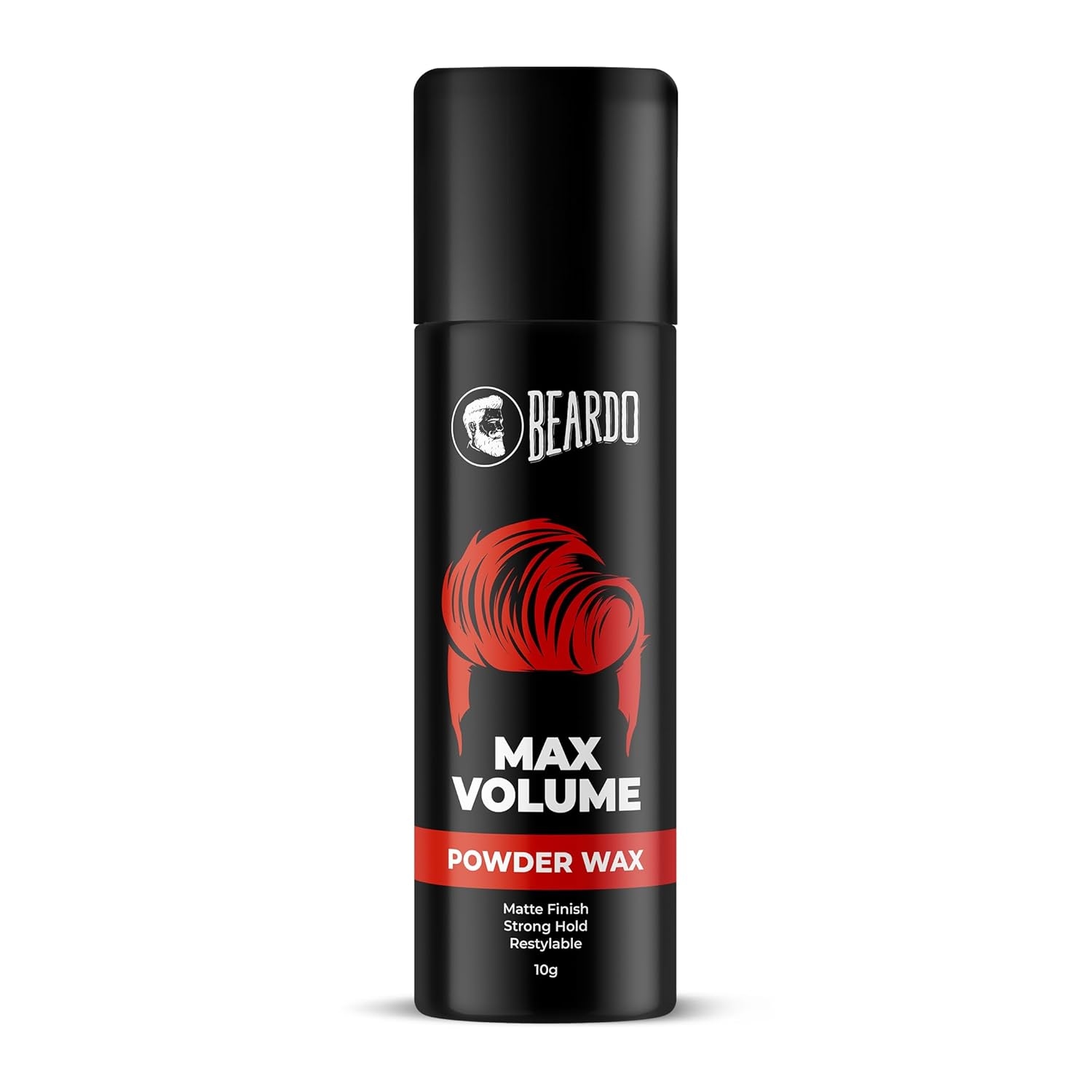 Beardo Max Volume Powder Wax 10 gm | Matte Finish | Strong Hold | Restylable | Hair Styling Wax | Hair Wax Powder For Men 1