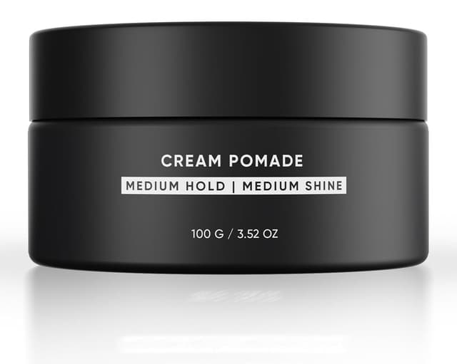 Dasher Professional Premium Cream Pomade Hair Wax for Men | Medium Hold & Natural Medium Shine Hair Styling Cream 100g