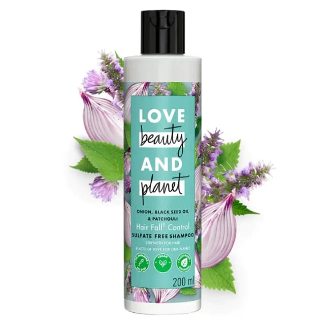 Love Beauty And Planet Onion, Black Seed Oil And Patchouli Shampoo 200ml