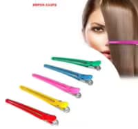 Professional Plastic Duck Bill Hair Clips 6 Pcs