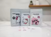 96Pcs Sanrio Hello Kitty Shaped Acne Care Sticker Cartoon Acne Patches Invisible Acne Cover Removal Pimple Patch Skin Care 1
