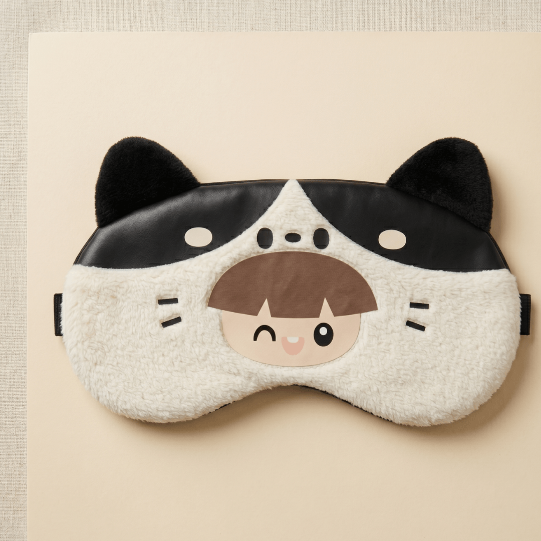 VaryGood Plush Anime-Inspired Sleeping Eye Mask With Cooling Gel Pad 1