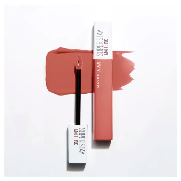 Maybelline New York Super Stay Matte Ink Liquid Lipstick | 130 Self Starter | Made In USA Ratings 3 2