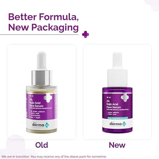The Derma Co 2% Kojic Acid Face Serum With 1% Alpha Arbutin & Niacinamide For Dark Spots & Pigmentation, 30ml 2
