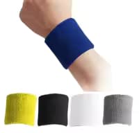 1pcs Black Sports Wristband For Unisex
