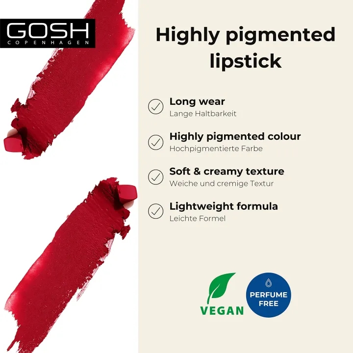 Gosh Kiss Me Matt Lips - 007 Scarlet Kiss (2g) 3