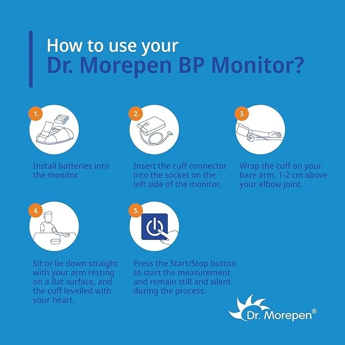 Dr. Morepen Automatic Blood Pressure Machine BP - 14 4