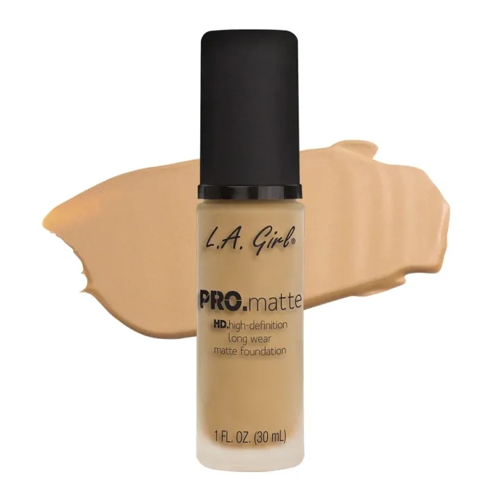 L.A. Girl Pro Matte Foundation (Beige), 30ml 1
