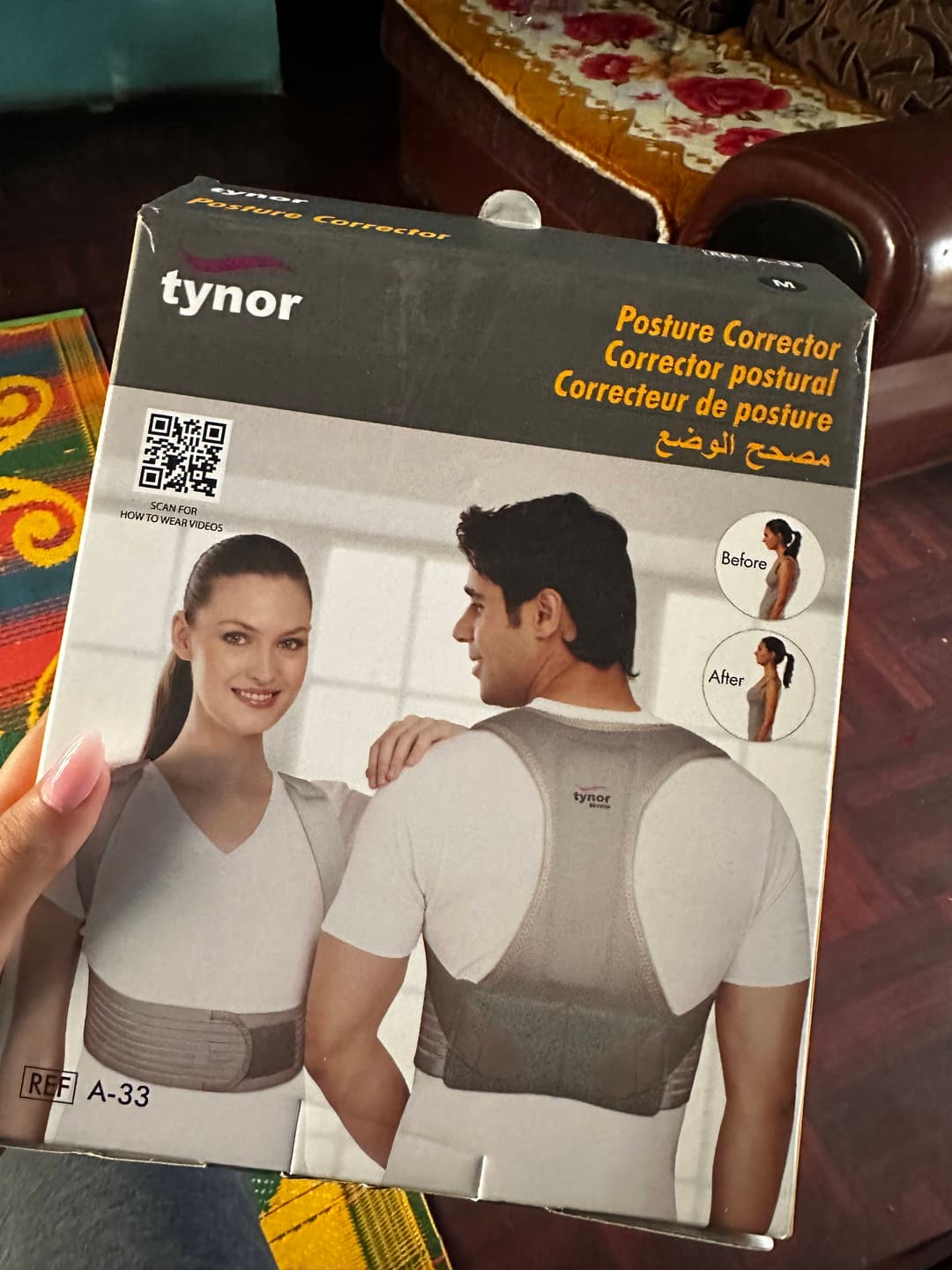 Tynor Adjustable Posture Corrector for Men & Women | Back Straightener for Upper Back Pain Relief, Corrects Slouching & Hunching, Improves Posture, Neck & Spine Support, Ideal for Office & Daily Use 4