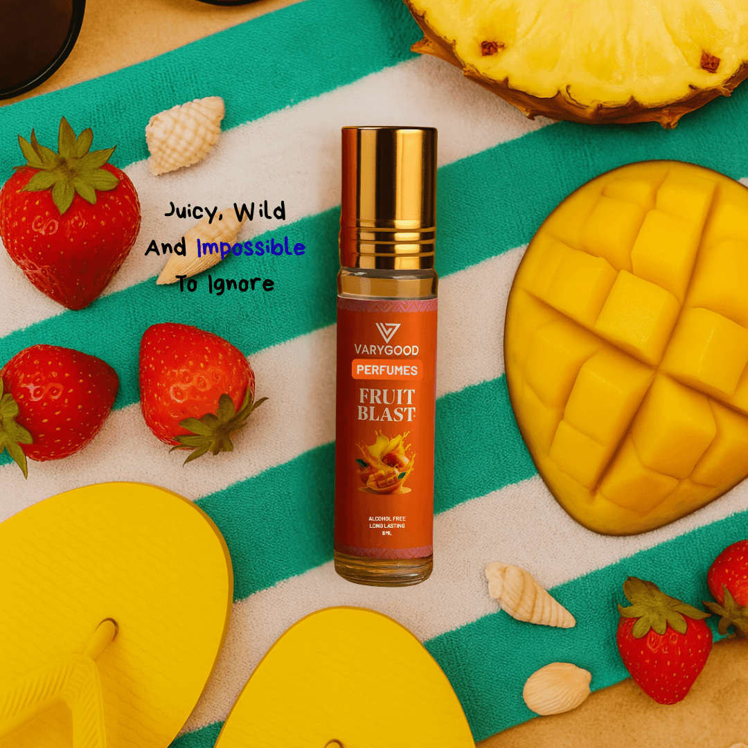 VaryGood Perfumes Fruit Blast Attar Roll On 8ml | Juicy Long Lasting Concentrated Perfume for Men & Women 3