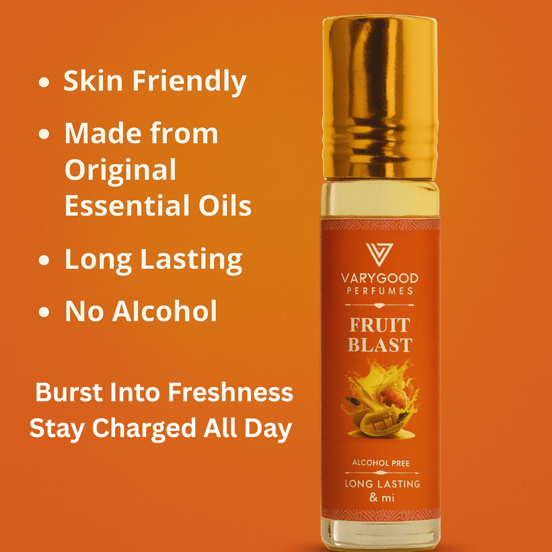 VaryGood Perfumes Fruit Blast Attar Roll On 8ml | Juicy Long Lasting Concentrated Perfume for Men & Women 4