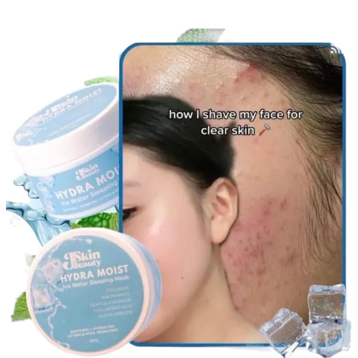 JSkin Beauty Hydra Moist Ice Water Sleeping Mask-300gm Made in Philippines Hydramoist 2