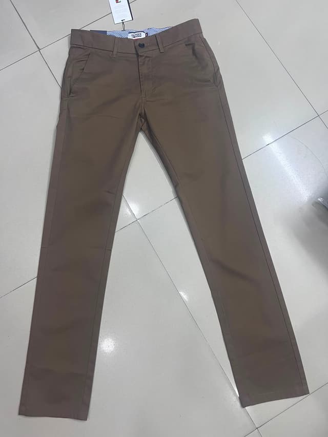 Men's Slim Fit White Chino Pants | Premium Cotton Stretch Casual Trousers
