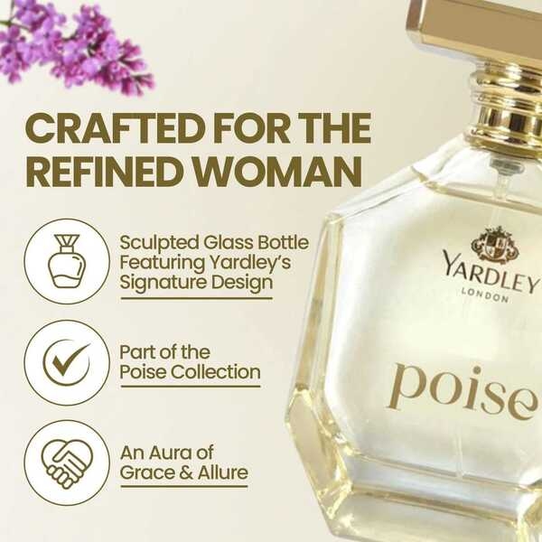 Yardley Poise Eau de Parfum (100ml) 4