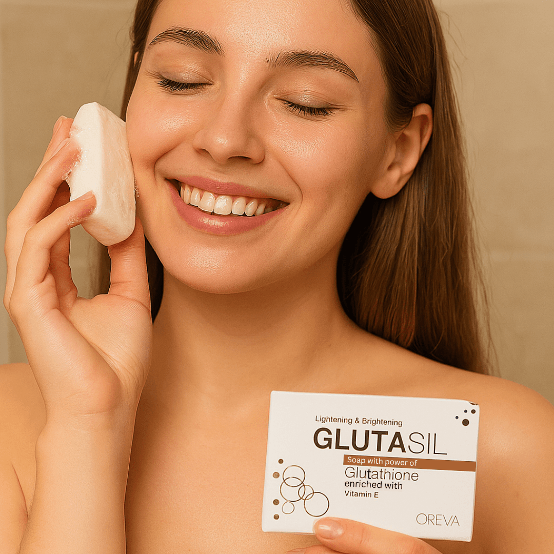 Oreva Dermacare Glutasil Soap 75g – Skin Brightening Gluta Soap with Glutathione & Vitamin E for Radiant, Even-Toned Skin 4