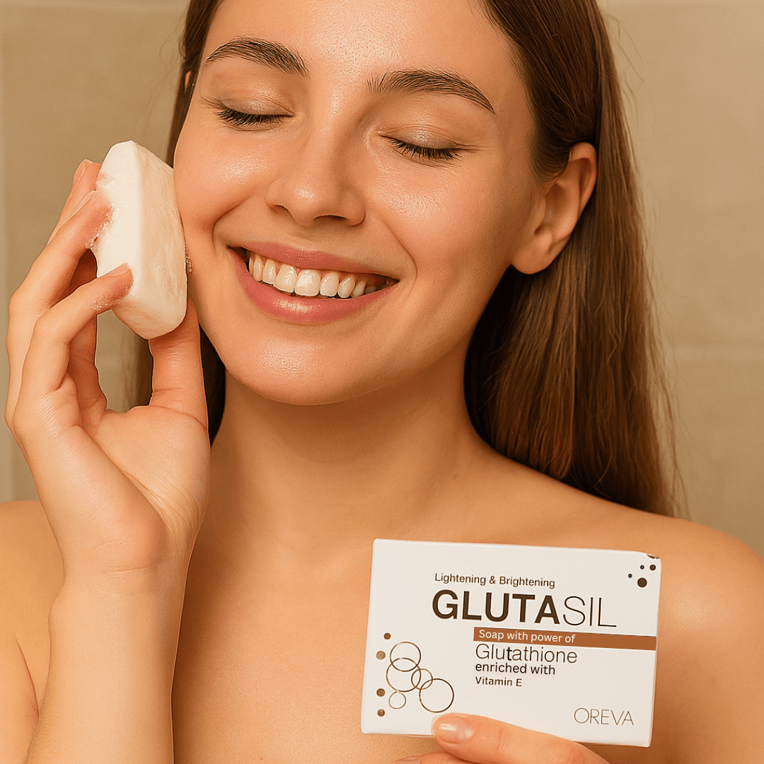 Oreva Dermacare Glutasil Soap 75g – Skin Brightening Gluta Soap with Glutathione & Vitamin E for Radiant, Even-Toned Skin 5