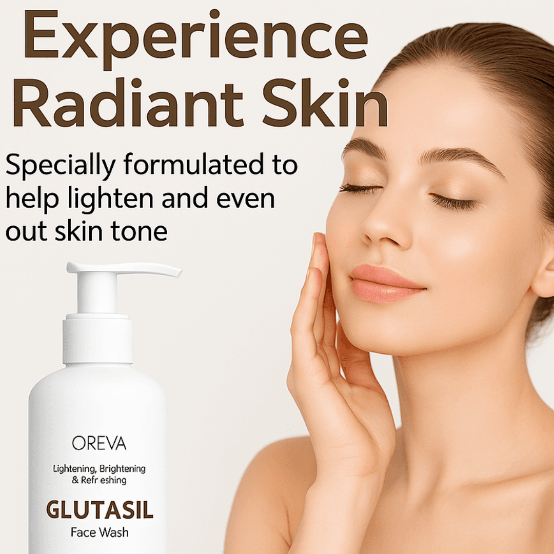 Oreva Dermacare Glutasil Face Wash 250ml | With Glutathione, Tranexamic Acid, Aloe Vera & Vitamin E Face Wash For Lightening, Brightening & Refreshing 4