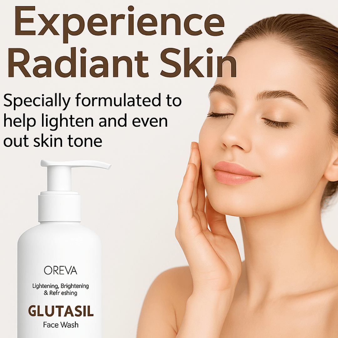Oreva Dermacare Glutasil Face Wash 250ml | With Glutathione, Tranexamic Acid, Aloe Vera & Vitamin E Face Wash For Lightening, Brightening & Refreshing 5