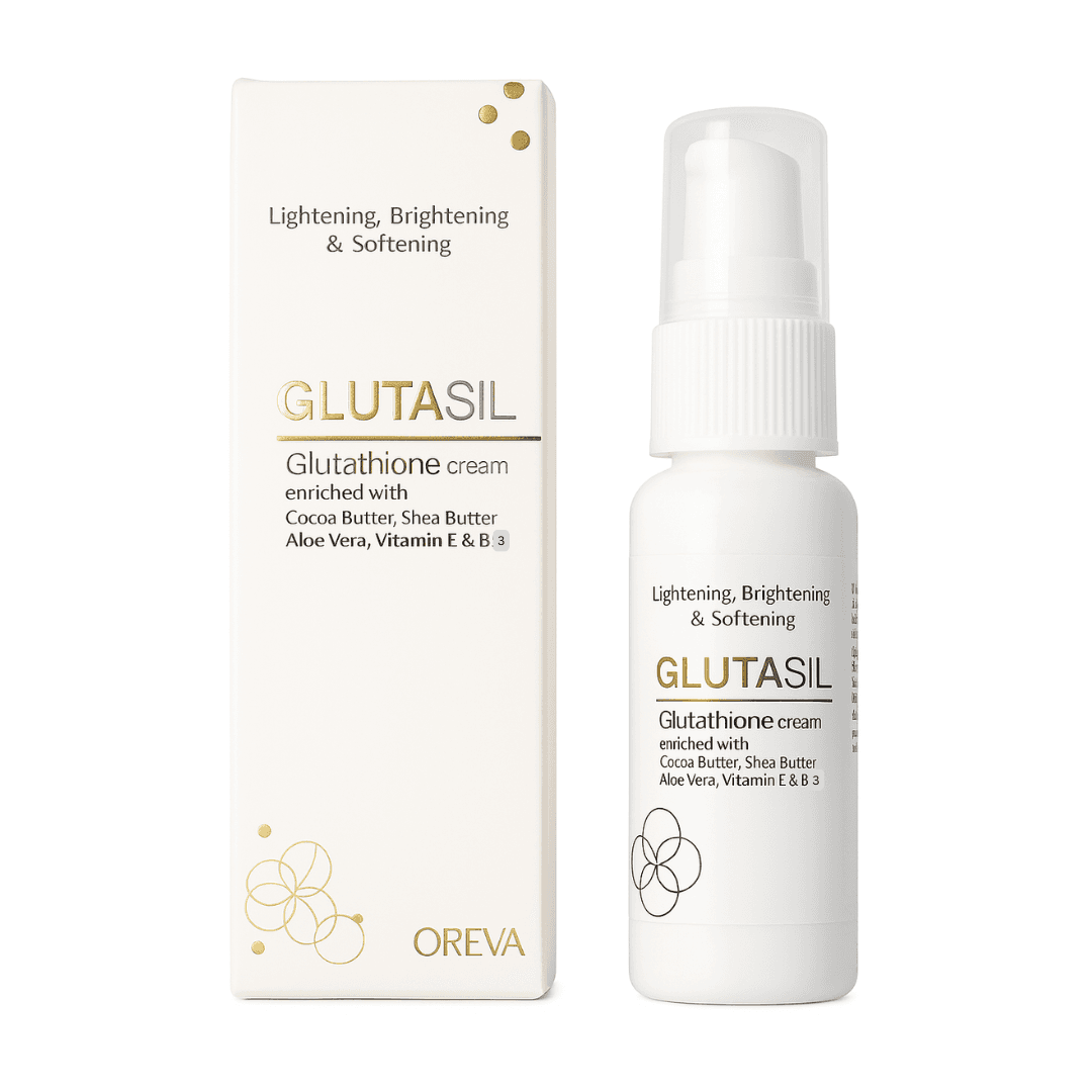 Oreva Derma Care Glutasil Cream 30g – Gluta Cream For Lightening & Brightening Skin Tone | Reduces Dark Spots & Improves Skin Texture