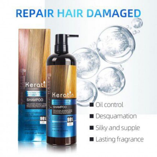Keratin Shampoo and Treatment Combo (500gm+500gm) 3