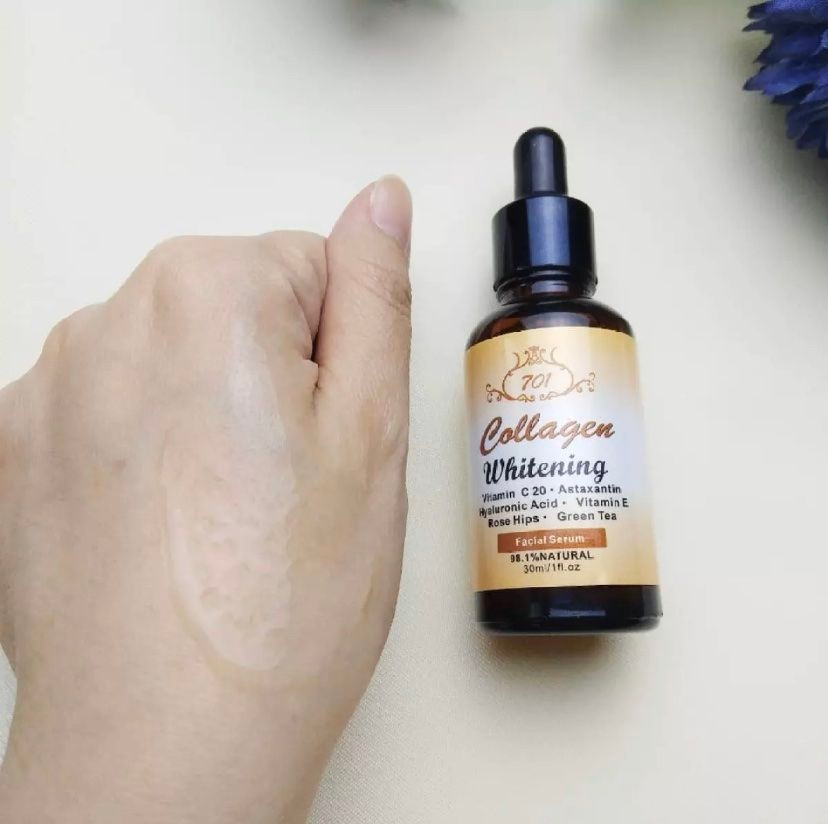COLLAGEN Facial Serum With Hyaluronic Acid and Multivitamins - 30ml 4