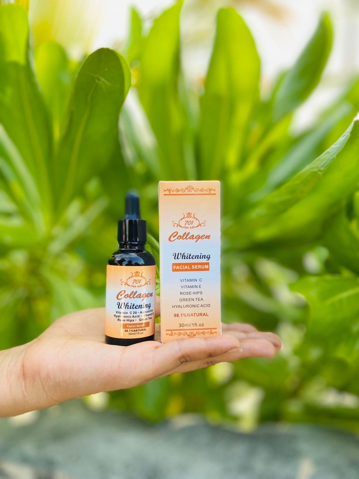 COLLAGEN Facial Serum With Hyaluronic Acid and Multivitamins - 30ml 1