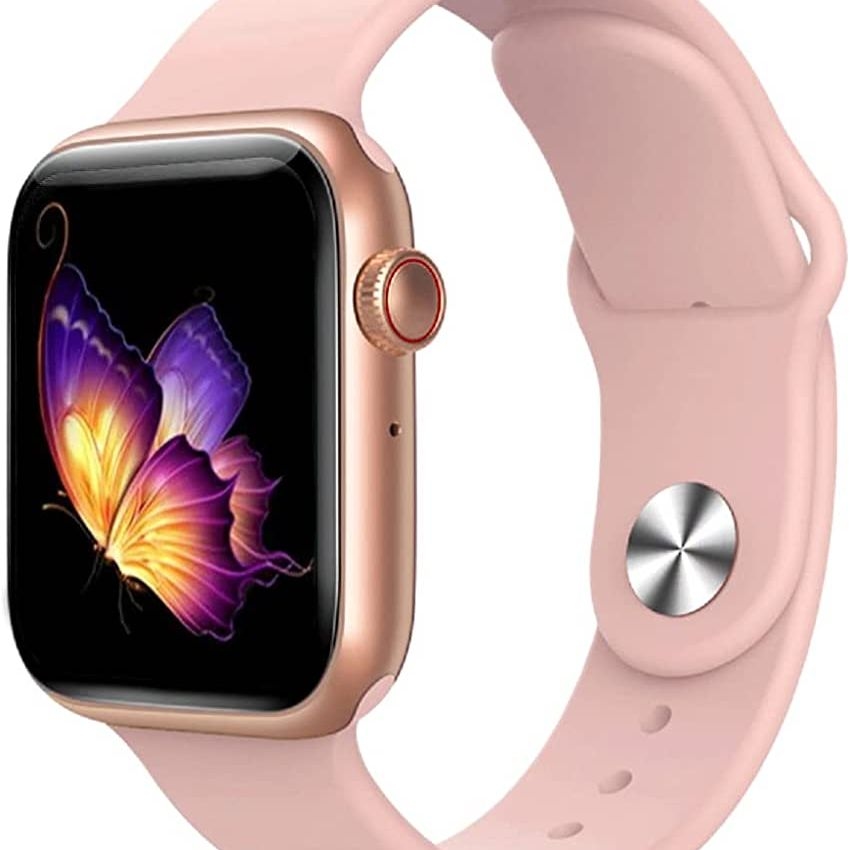 Plus Smart Watch Full Screen 1.75 Inch With Silicone Band Rotating Crown Make/Answer Calls Fitness Tracker Health Monitor 4