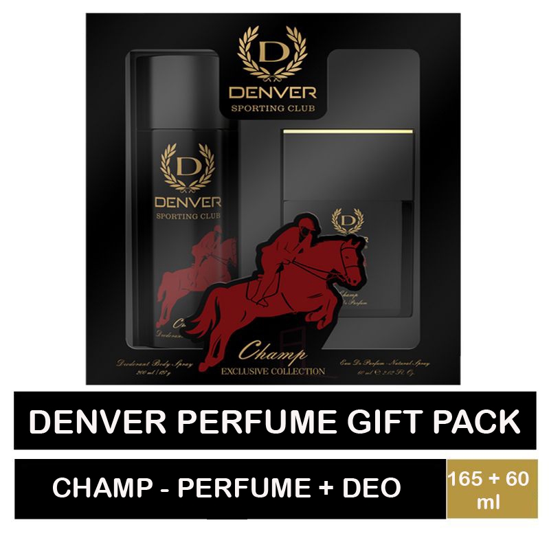 Denver Sporting Club Champ Perfume and Deo Combo Set 60ml 165 ml 1