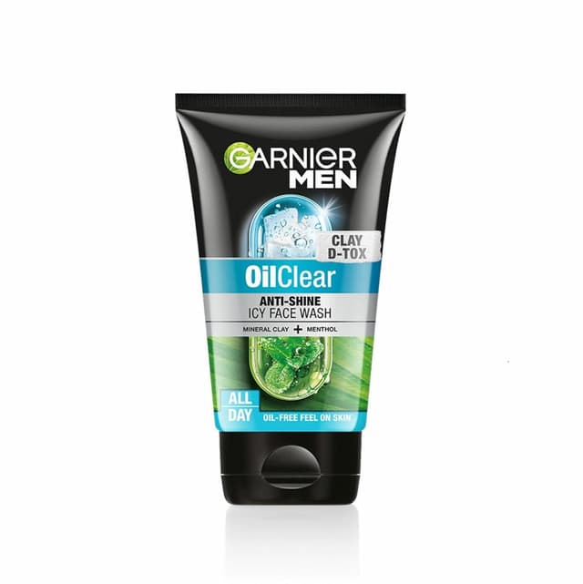 GARNlER Men Oil Clear Clay D -Tox Facewash (100g)