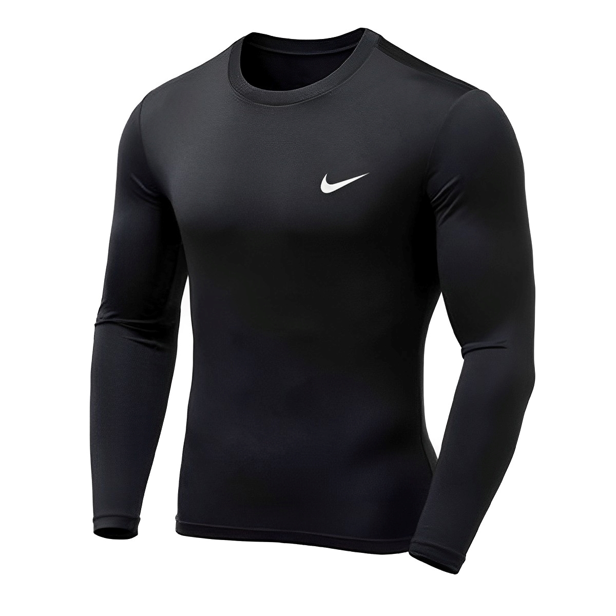 Black Sport Inner Compression Round Neck T-Shirt Inner Men Compression ( Black Full Sleeve) 1