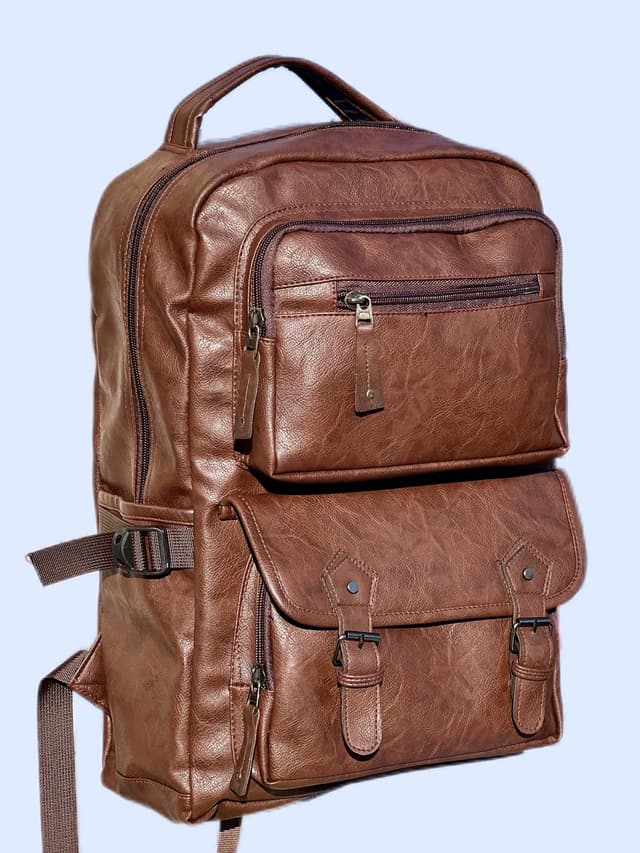 Best Leather Bag For Unisex| Backpack Genuine PU Fabrics For College And Office Purposes