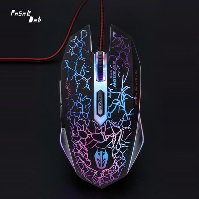 EWEADN V3 6D Professional 6 Buttons 3200CPI with 2400DPI Gaming Sensor Pro Mechanical Gaming Mouse